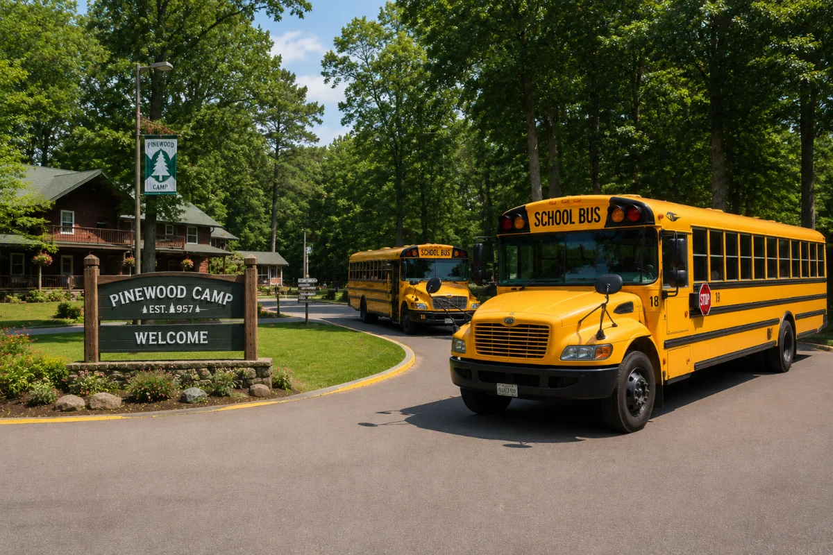 Campus drop-off loop
